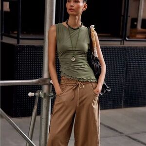 NWT Free People Something Good Pull-On Barrel Pants